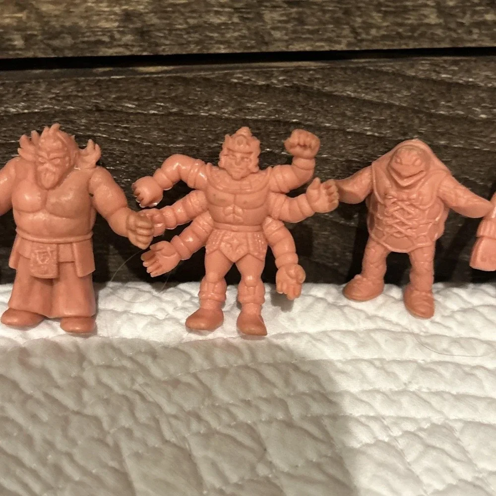 Kinkeshi Muscle Men‎ Rare Kinnikuman Bandai Soft Rubber Japan VTG